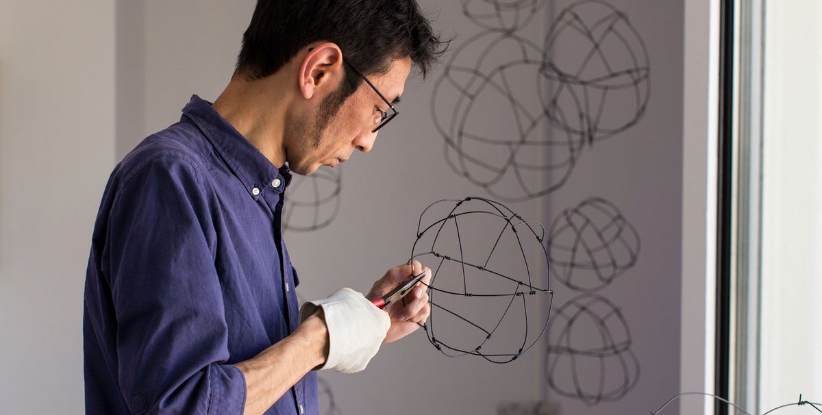 Yasuaki Onishi of Japan is one of Art Dubai's resident artists Rogue Visuals FZ LLE 2018 - Christopher Pike