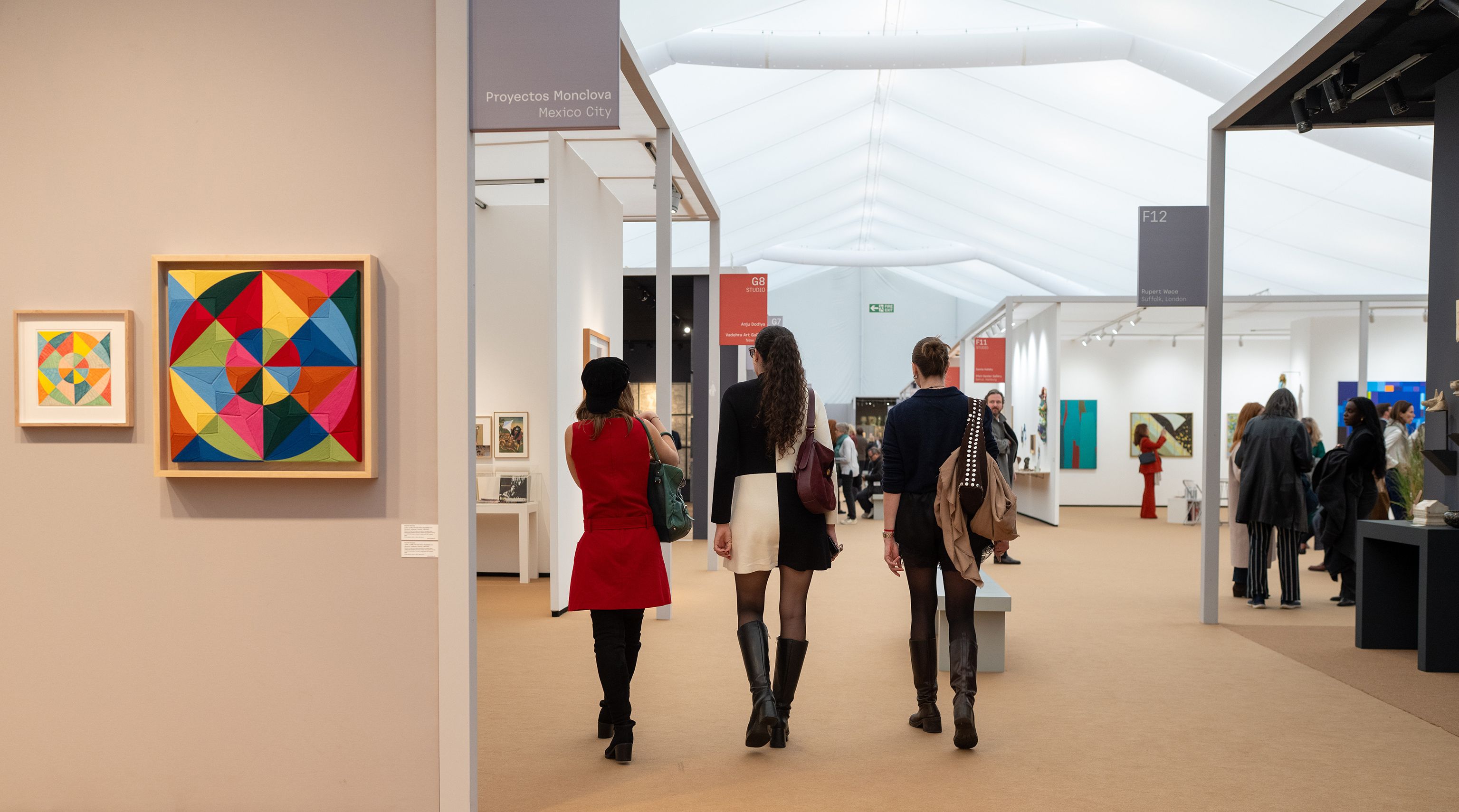 Young guns: Frieze Masters is welcoming more dealers who are in their 30s and early 40s Photo: Hugo Glendinning; courtesy of Frieze