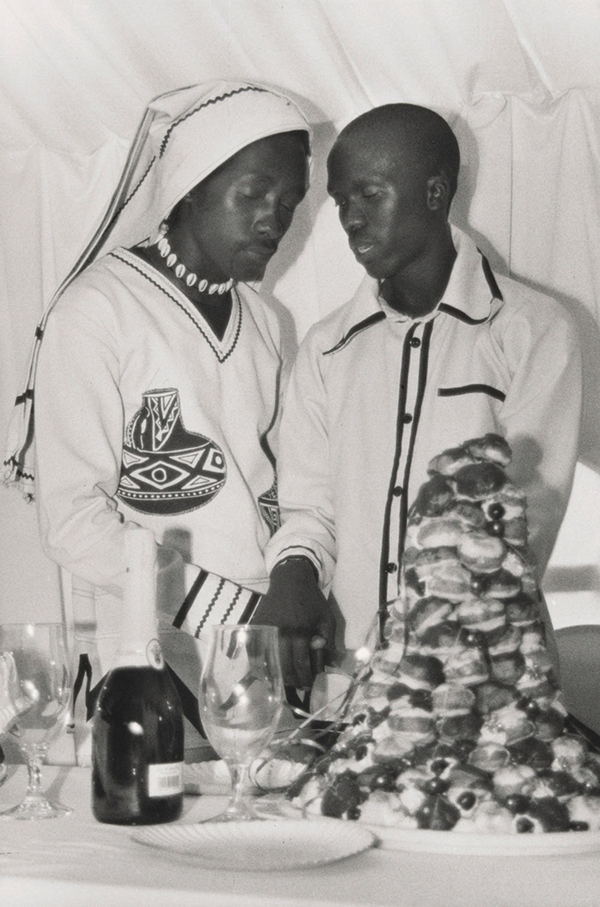 Johannesburg-based artist Sabelo Mlangeni’s Faith and Sakhi Moruping, Thembisa Township (2004), on view in MoMA’s latest New Photography show
© 2025 Sabelo Mlangeni