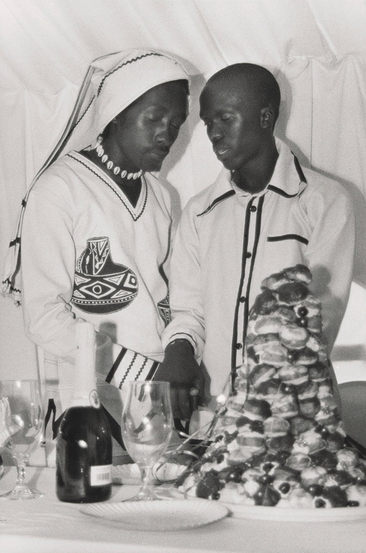 Johannesburg-based artist Sabelo Mlangeni’s Faith and Sakhi Moruping, Thembisa Township (2004), on view in MoMA’s latest New Photography show
© 2025 Sabelo Mlangeni