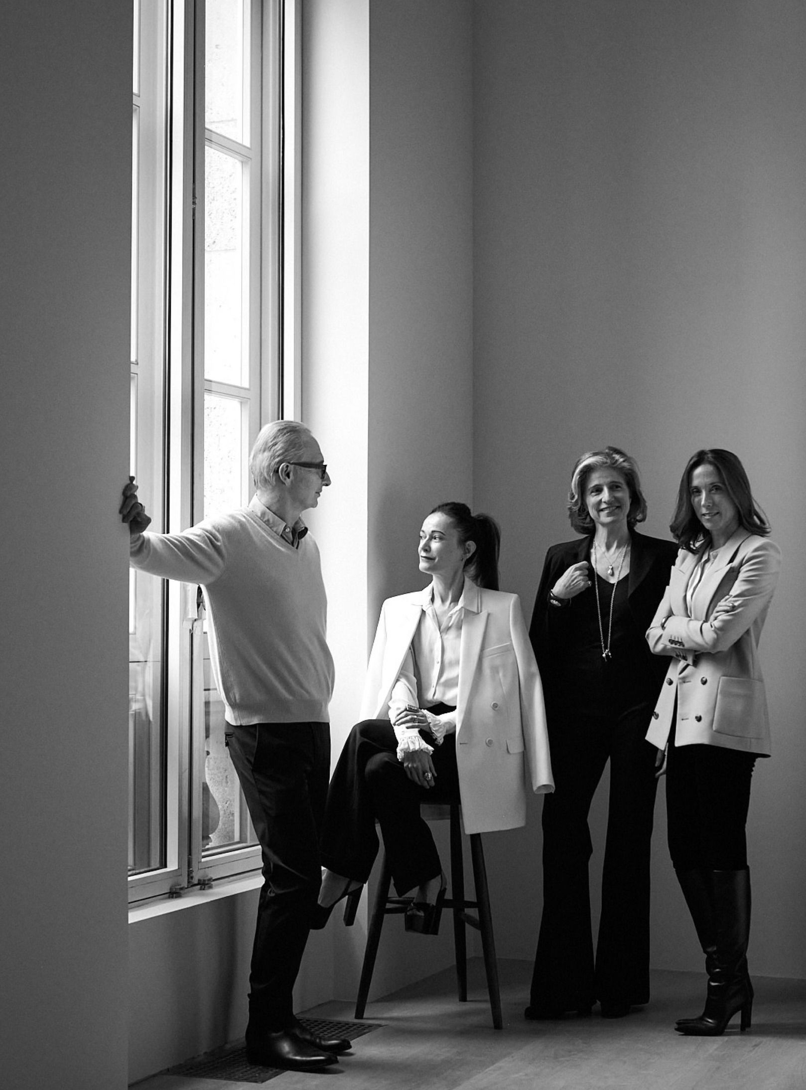 LGDR gallery founders (left to right) Brett Gorvy, Jeanne Greenberg Rohatyn, Dominique Lévy and Amalia Dayan. Alexei Hay