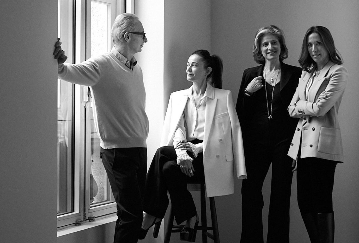 LGDR gallery founders (left to right) Brett Gorvy, Jeanne Greenberg Rohatyn, Dominique Lévy and Amalia Dayan. Alexei Hay