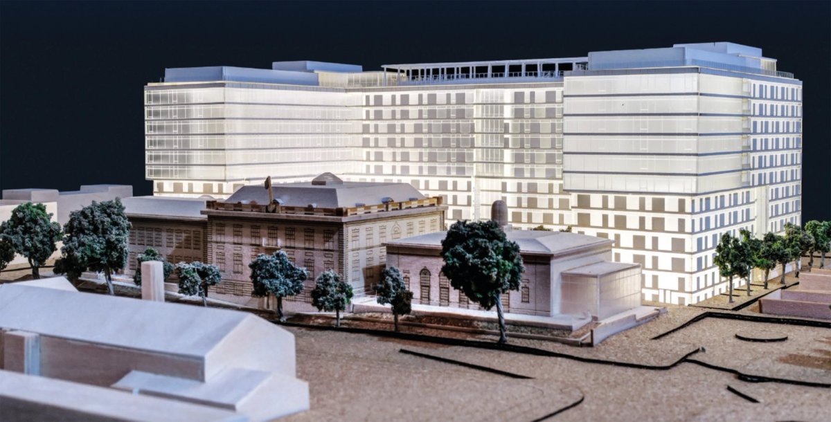 The former Randall School will host a second location for the contemporary art collection, as well as apartments
Rendering courtesy of Blinder Belle Architects and Planners