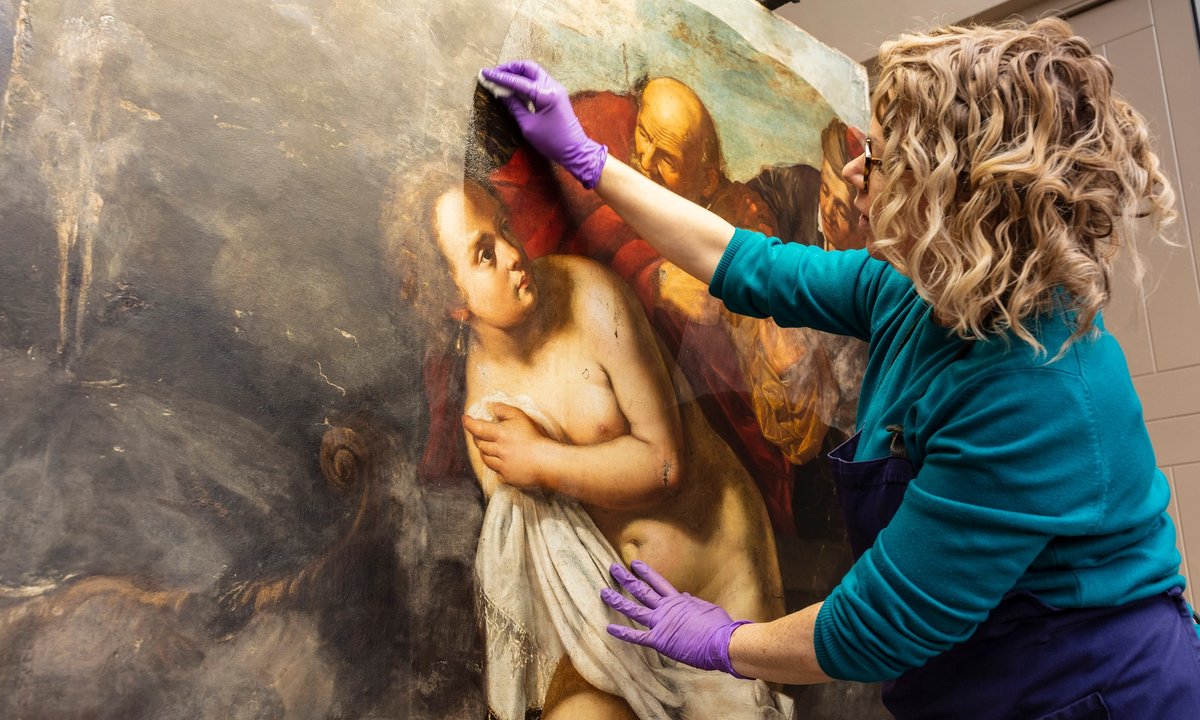 ‘Breakthrough’ attribution for Artemisia Gentileschi painting stored at England's Hampton Court