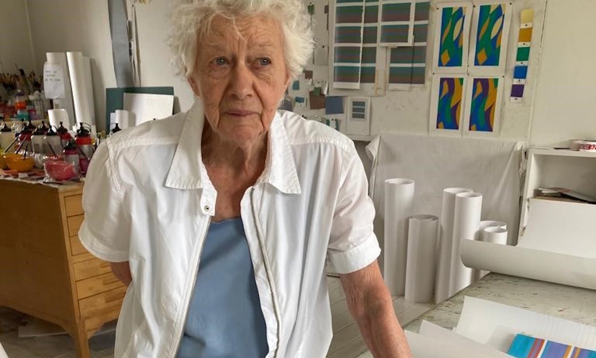 Bridget Riley is bringing the colors of historic Egypt to Rome with a serious ceiling portray fee Bridget Riley is bringing the colors of historic Egypt to Rome with a serious ceiling portray fee