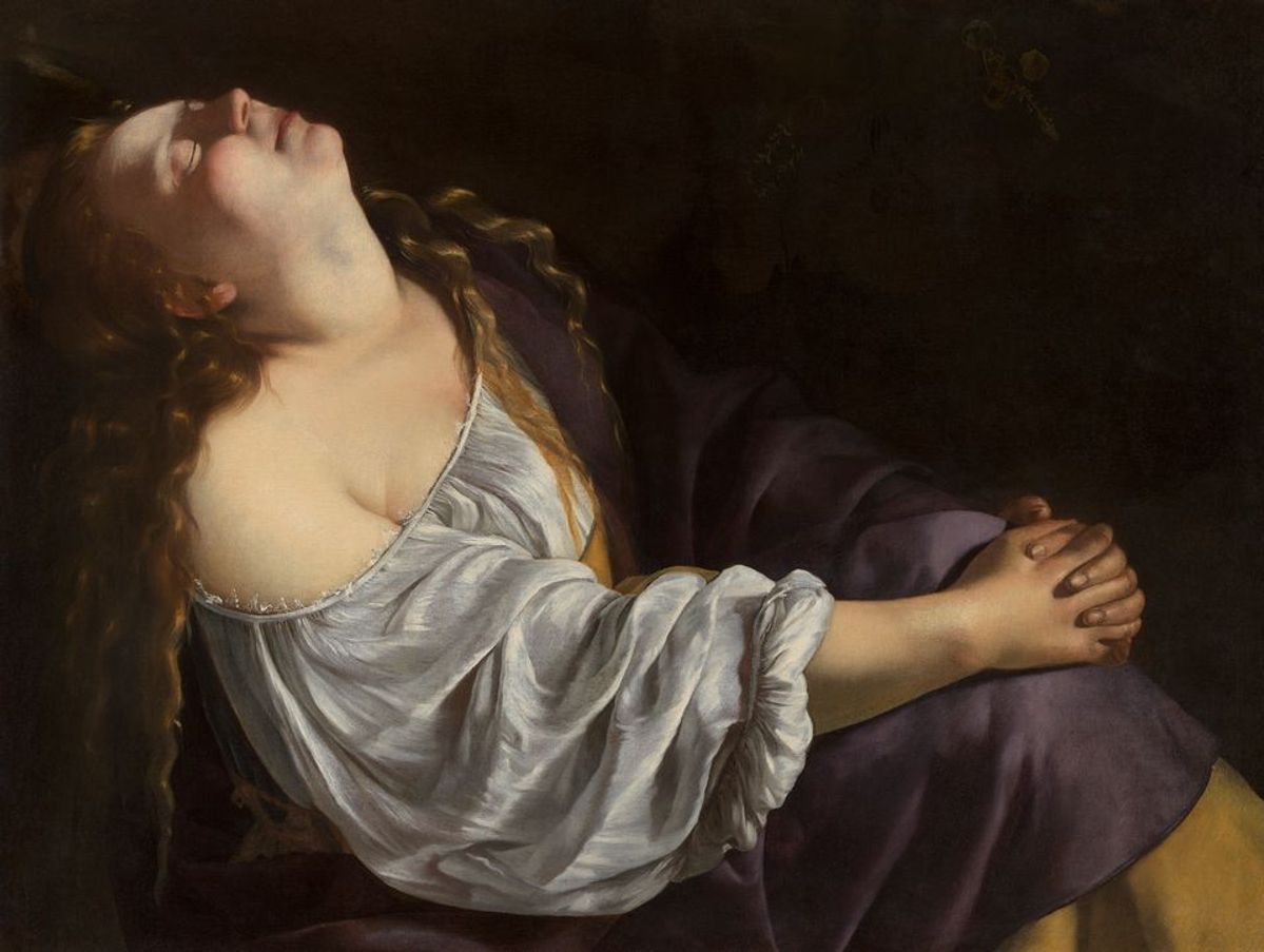 Artemisia Gentileschi, Mary Magdalene in Ecstasy (around 1620-25) Private European collection © Photo: Dominique Provost Art Photography - Bruges