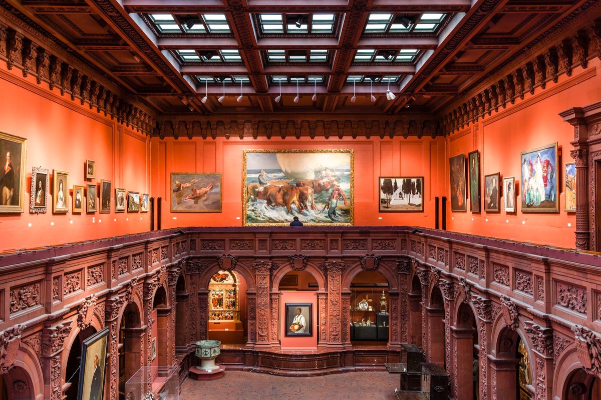 The mezzanine of the paintings gallery at the Hispanic Society Museum & Library Courtesy Hispanic Society Museum & Library, New York