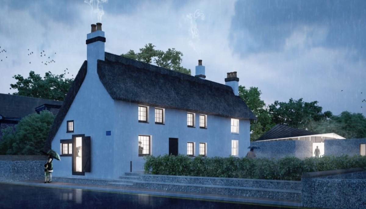 A rendering of the plans for the restored cottage, which William Blake and Catherine Boucher rented for three years from 1800
Photo: Blake House Trust
