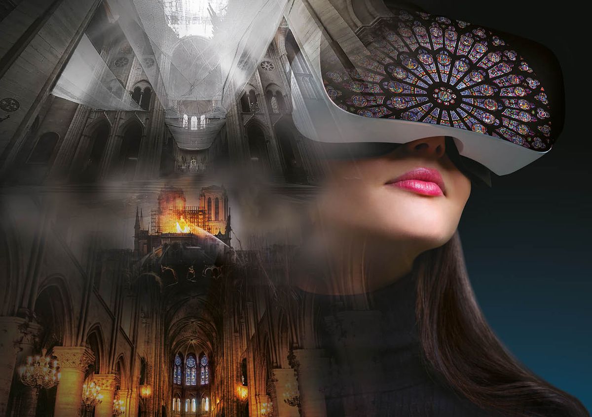 Since opening in July, the Notre Dame VR experience has had 10,000 visitors Courtesy of FlyView Paris