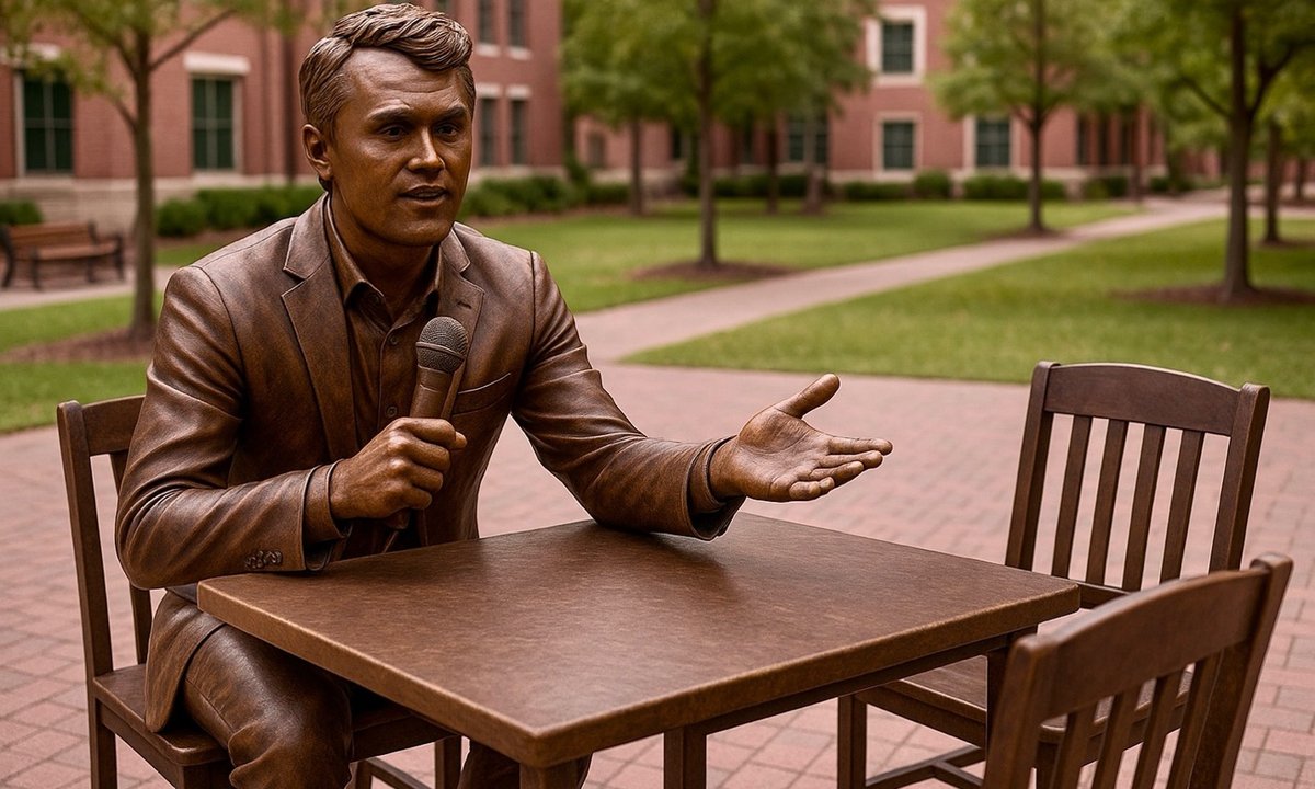 Florida college commissions statue of slain right-wing activist Charlie Kirk