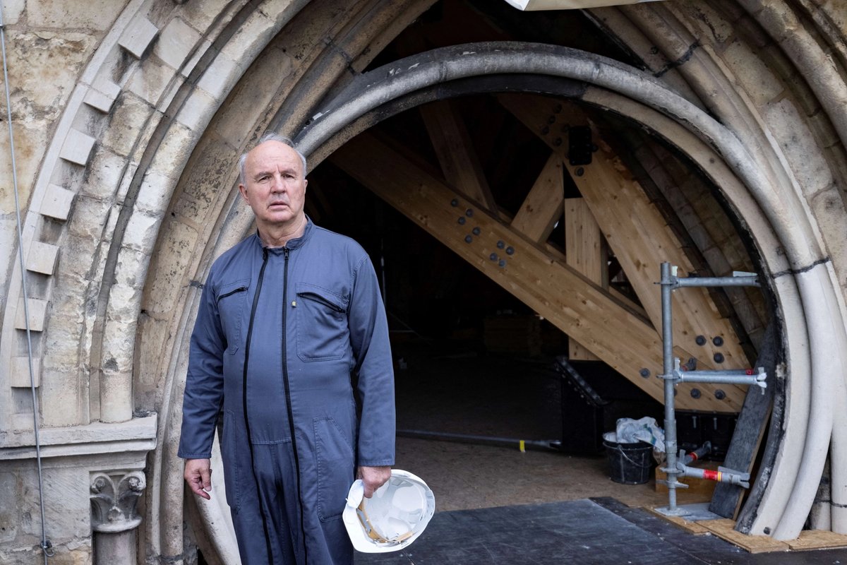 Jean-Louis Georgelin at Notre Dame in 2021
Photo: Thomas Samson/Pool/AFP via Getty Images
