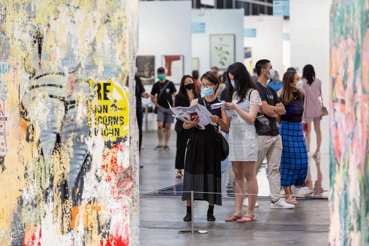 Last year’s Hong Kong fair featured 55 “ghost booths” staffed by local employees; this year there are 74 © Art Basel