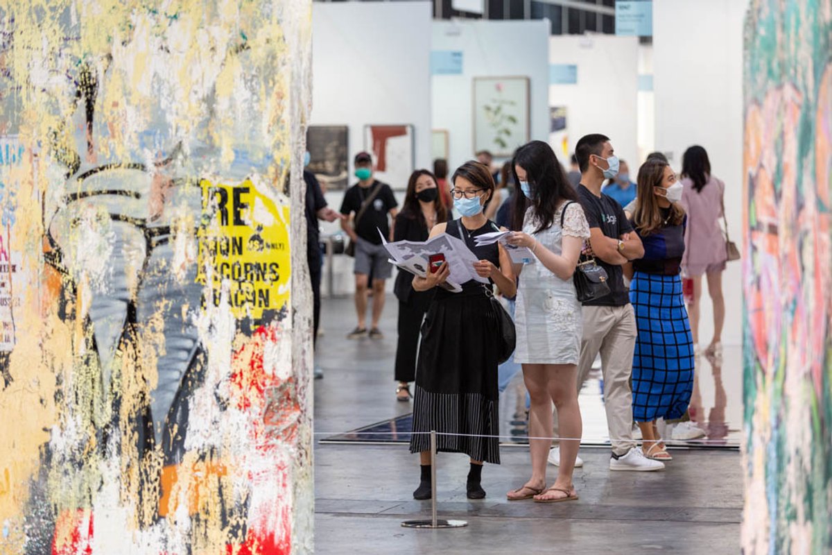 Last year’s Hong Kong fair featured 55 “ghost booths” staffed by local employees; this year there are 74 © Art Basel