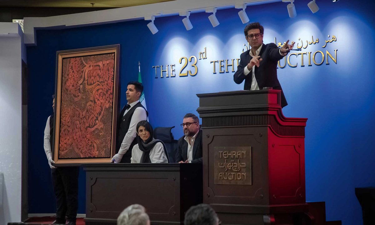 Despite years of political and economic turmoil, Iran's art market is thriving
