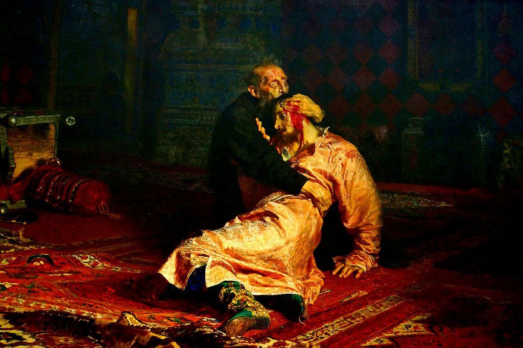 Famous Russian painting of Ivan the Terrible vandalised in Moscow