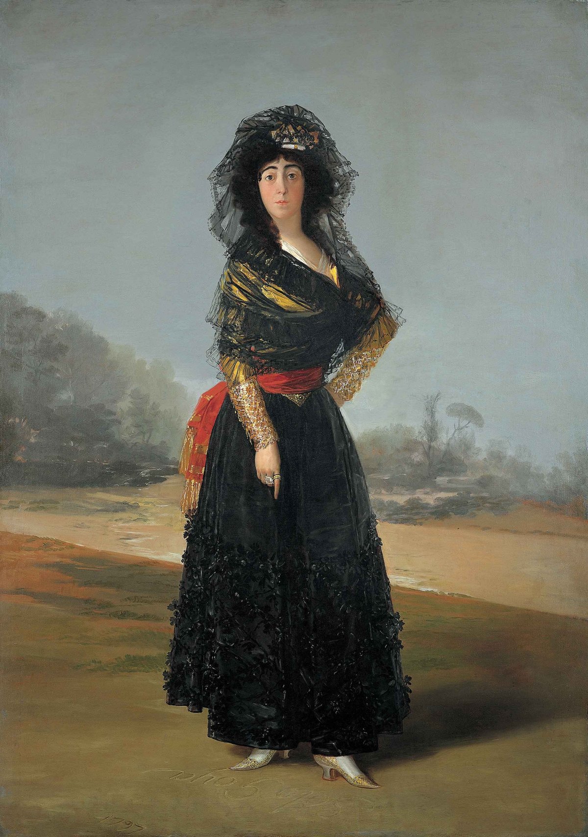 Francisco de Goya y Lucientes, The Duchess of Alba, 1797 Courtesy the Hispanic Society of America, New York