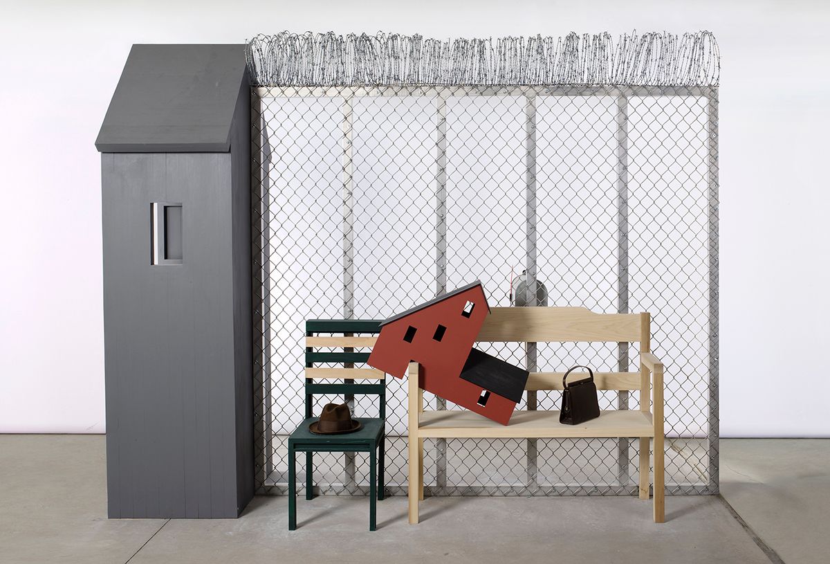 Siah Armajani, Seven Rooms of Hospitality: Room for Deportees (2017) Courtesy of the artist and Rossi & Rossi