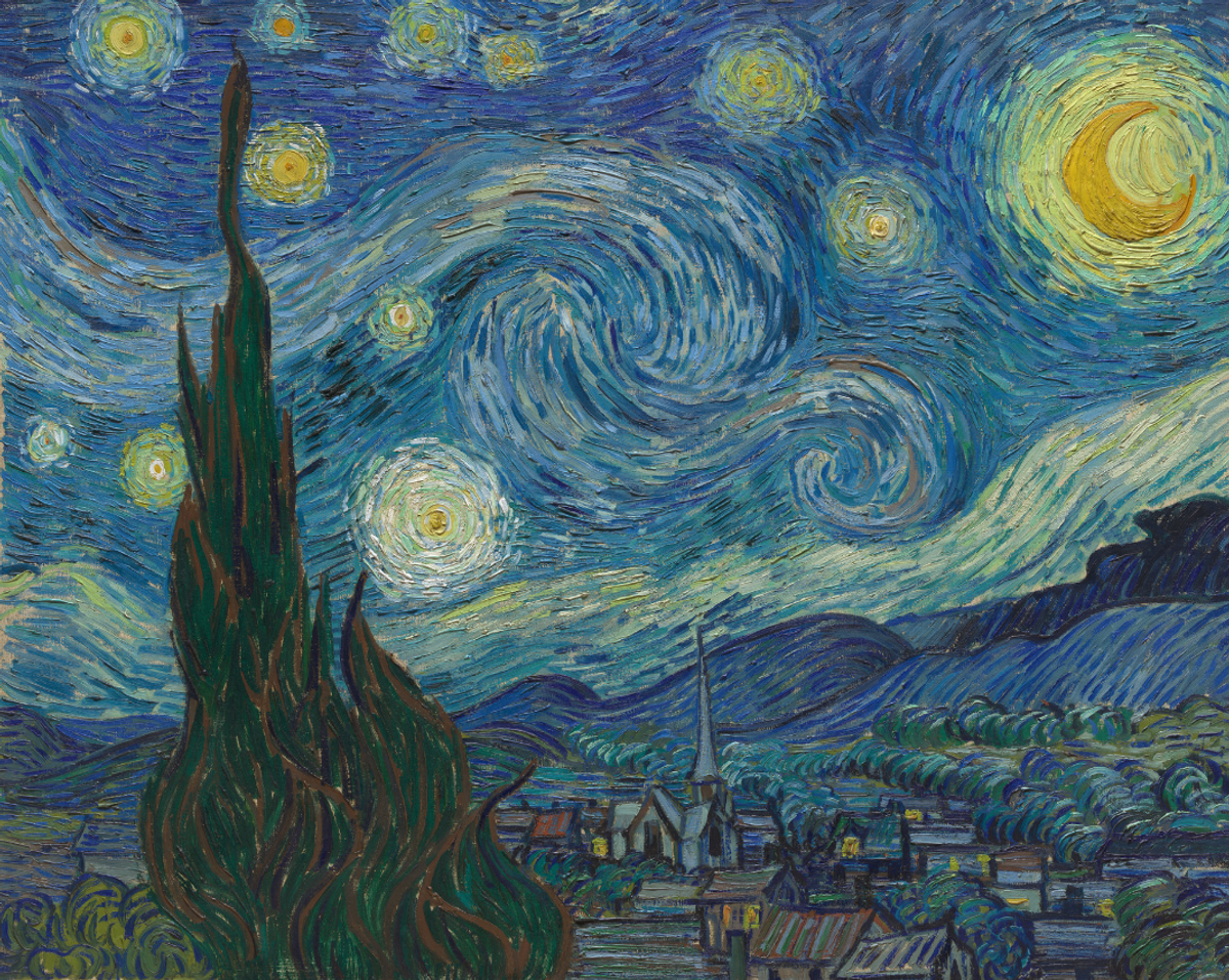 Van Gogh’s Starry Night (June 1889)
Credit: Museum of Modern Art, New York