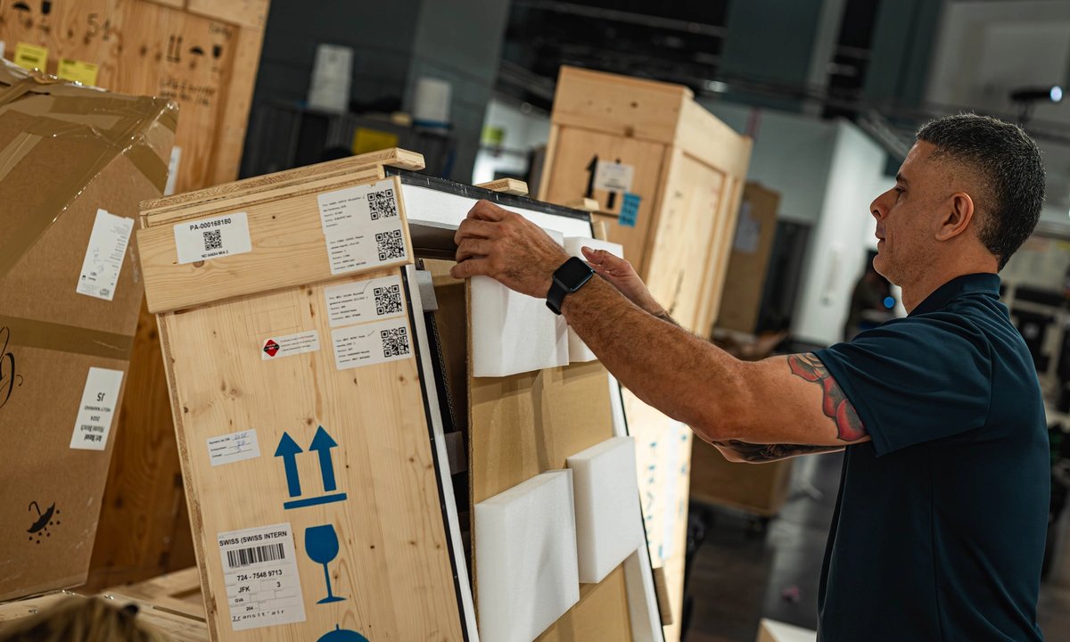 'Like a carefully choreographed performance': meet the logistics professionals who bring art fairs to life