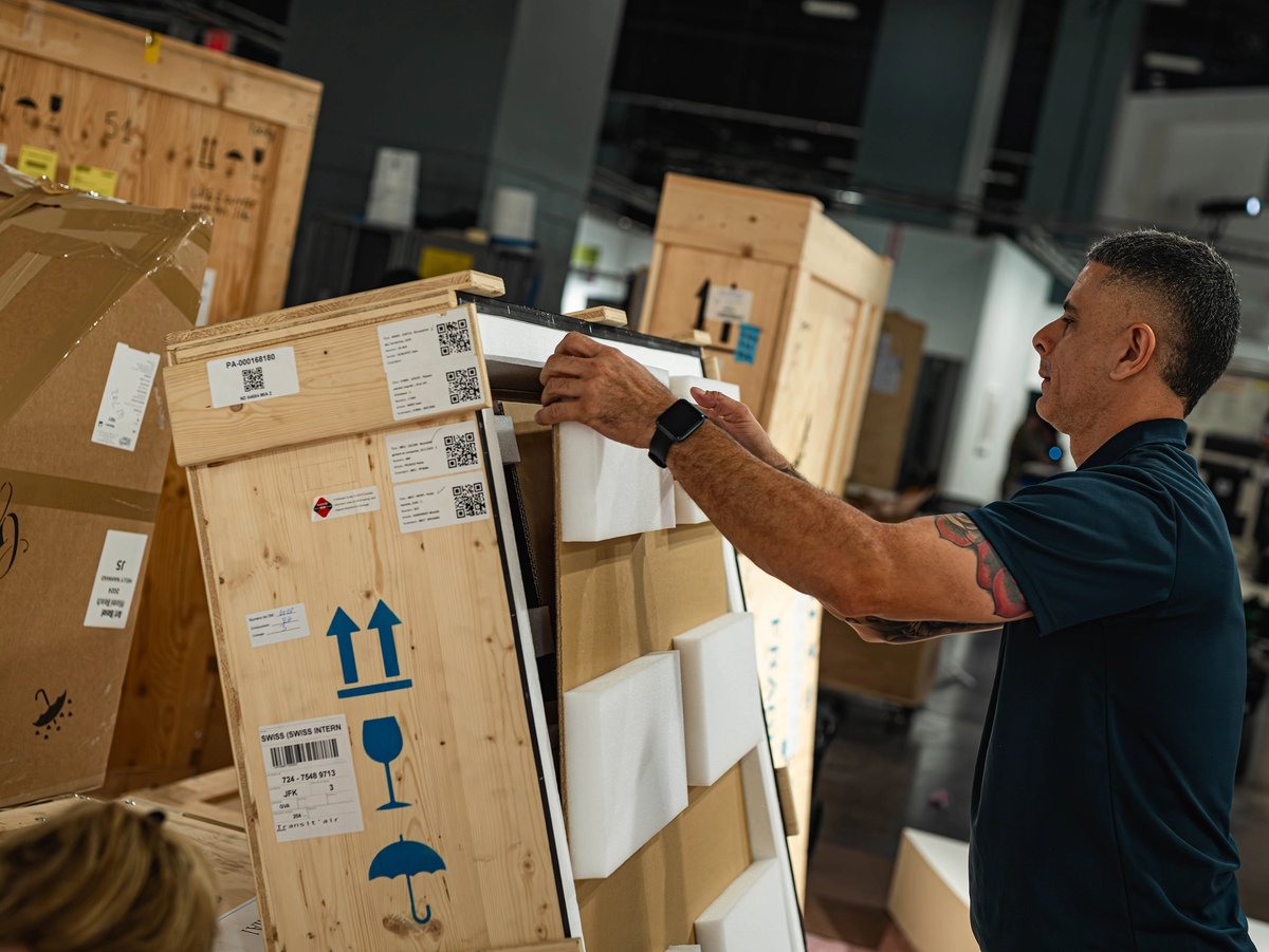 For logistics companies like Gander & White, preparing for fairs is a 24-hour operation Courtesy of Gander & White