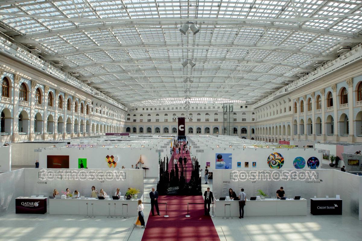 Cosmoscow International Contemporary Art Fair this year features the first exhibition of Qatari art in Russia Cosmoscow