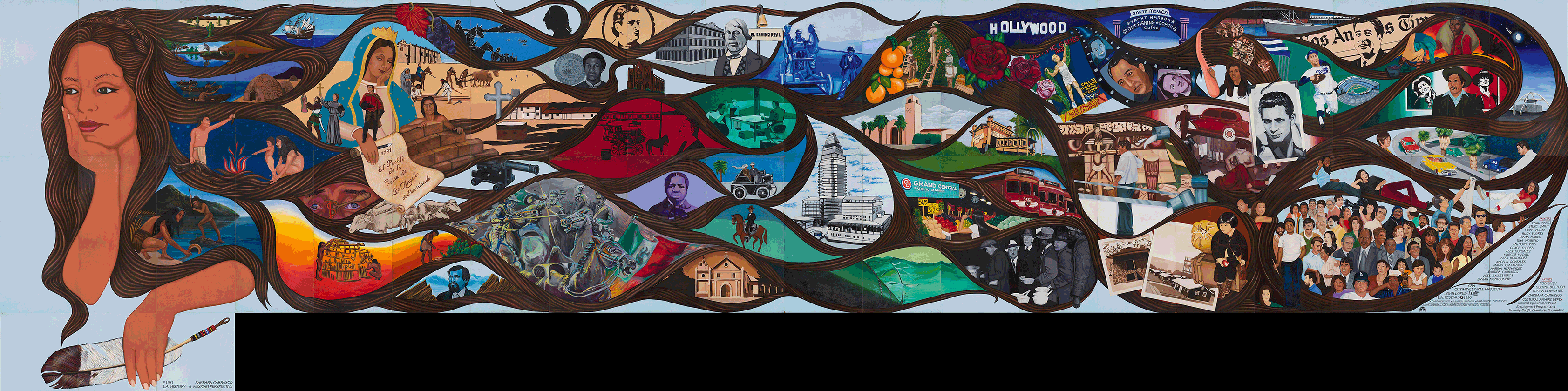 An uncensored triumph for Barbara Carrasco’s Los Angeles mural