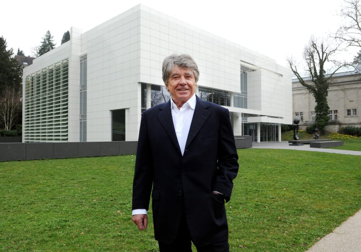 Frieder Burda outside his eponymous museum in Germany © Museum Frieder Burda, Baden-Baden