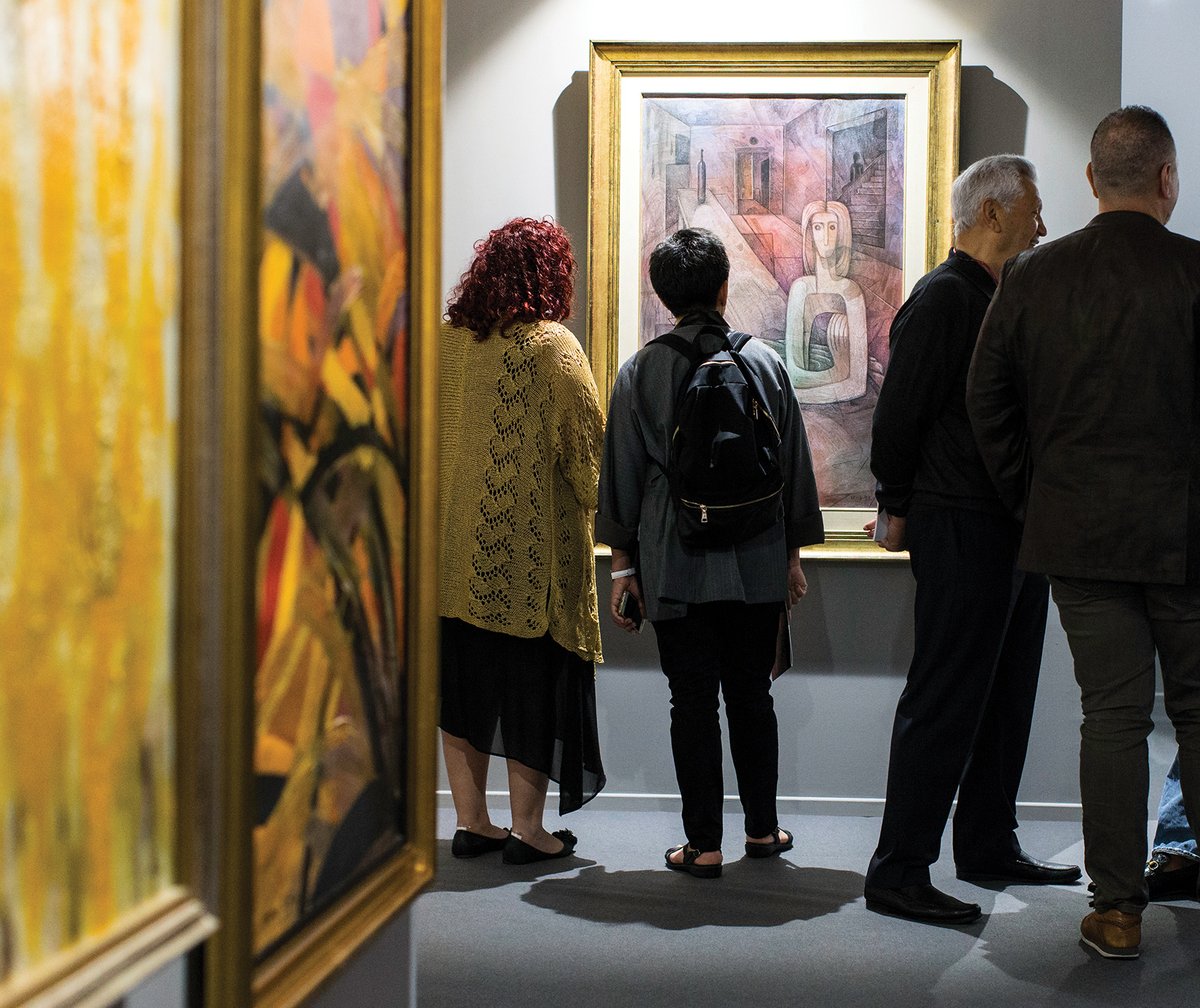 Installation view at the Art Dubai Modern preview Rogue Visuals FZ LLE 2018 - Christopher Pike, all rights reserved