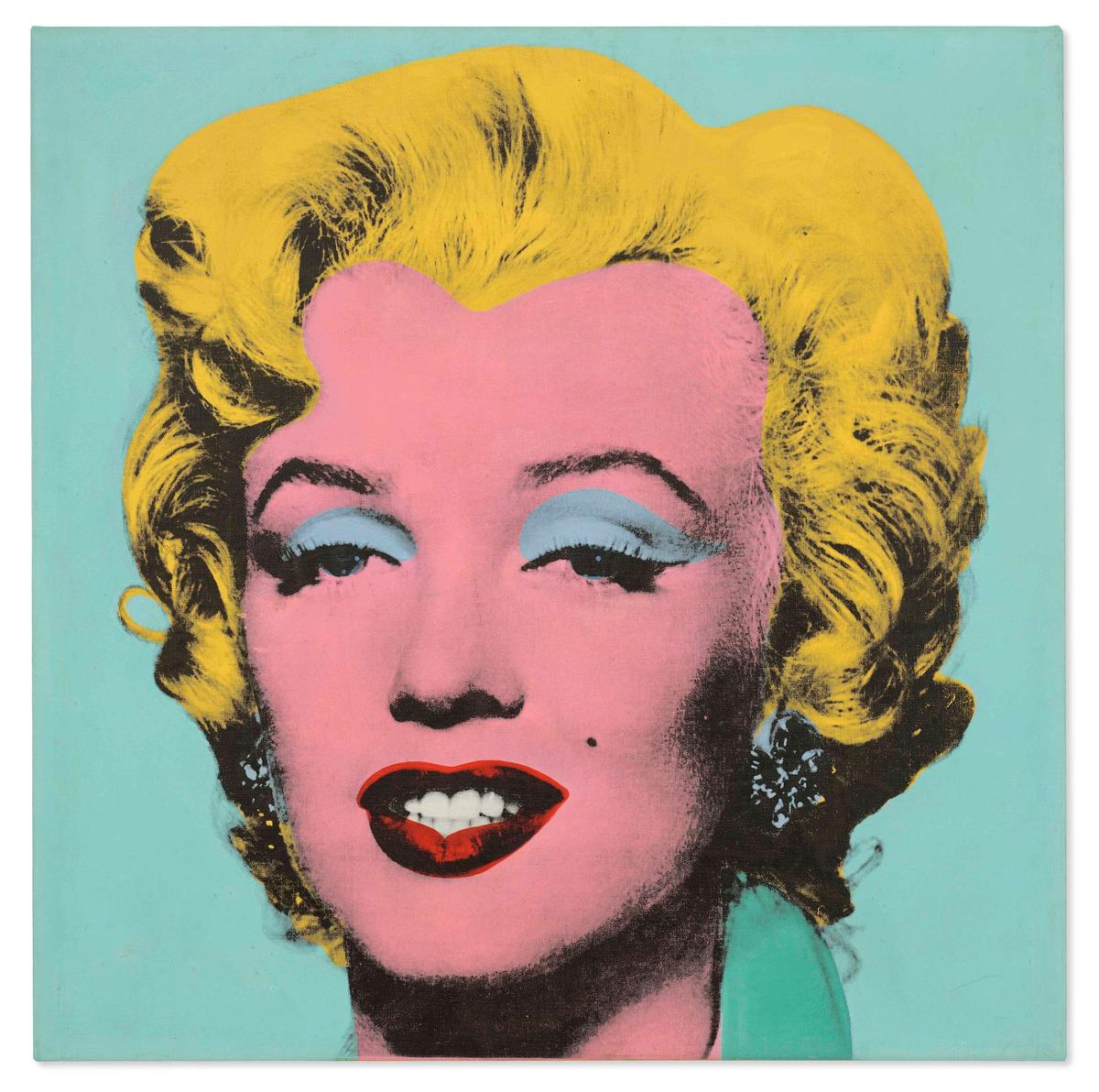 Shot Sage Blue Marilyn (1964) by Andy Warhol
Courtesy of Christie's