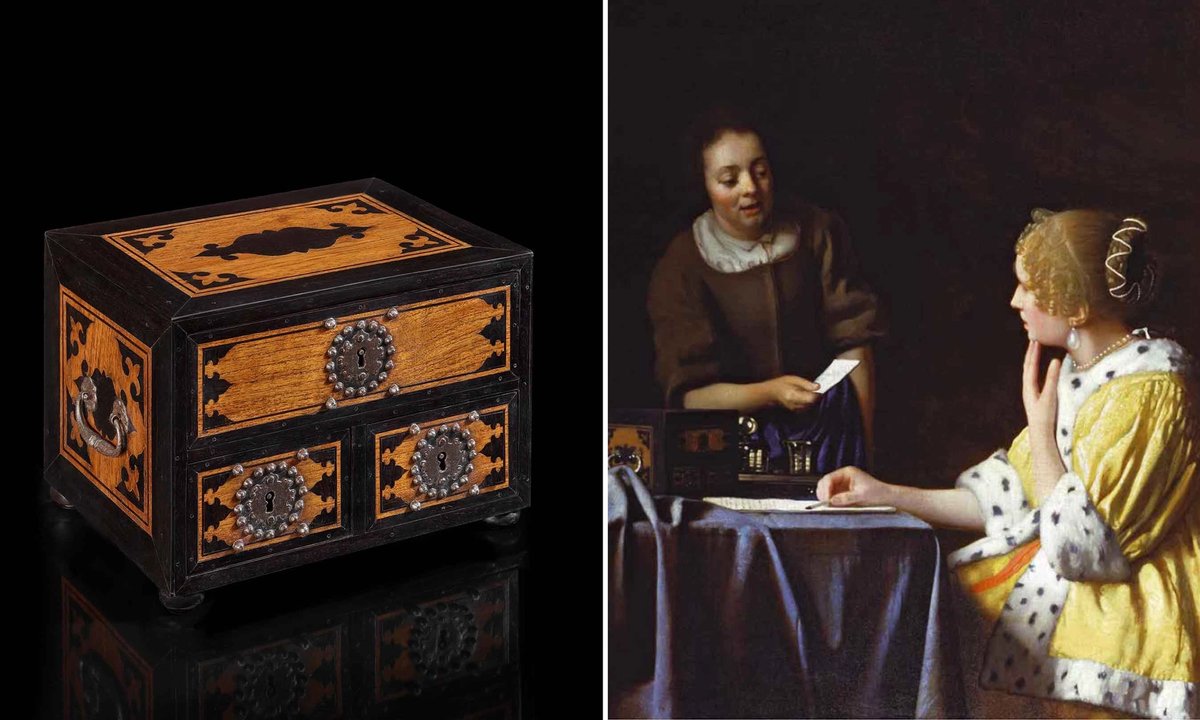 A rare jewellery box identified in Vermeer paintings sheds new light on the artist's connections