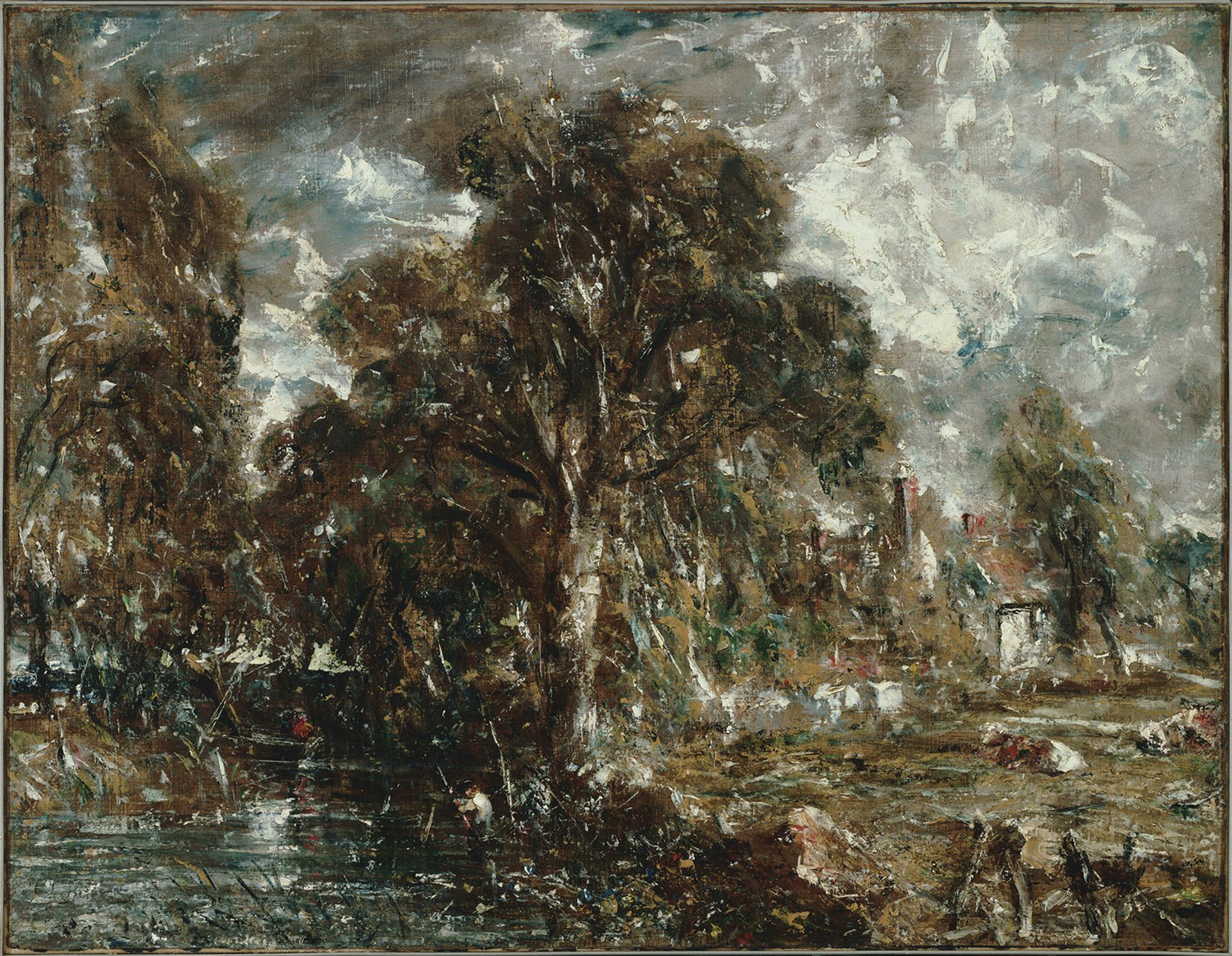 Constable’s On the River Stour (around 1834-37) shows a more expressive style than his earlier works © The Phillips Collection, Washington DC