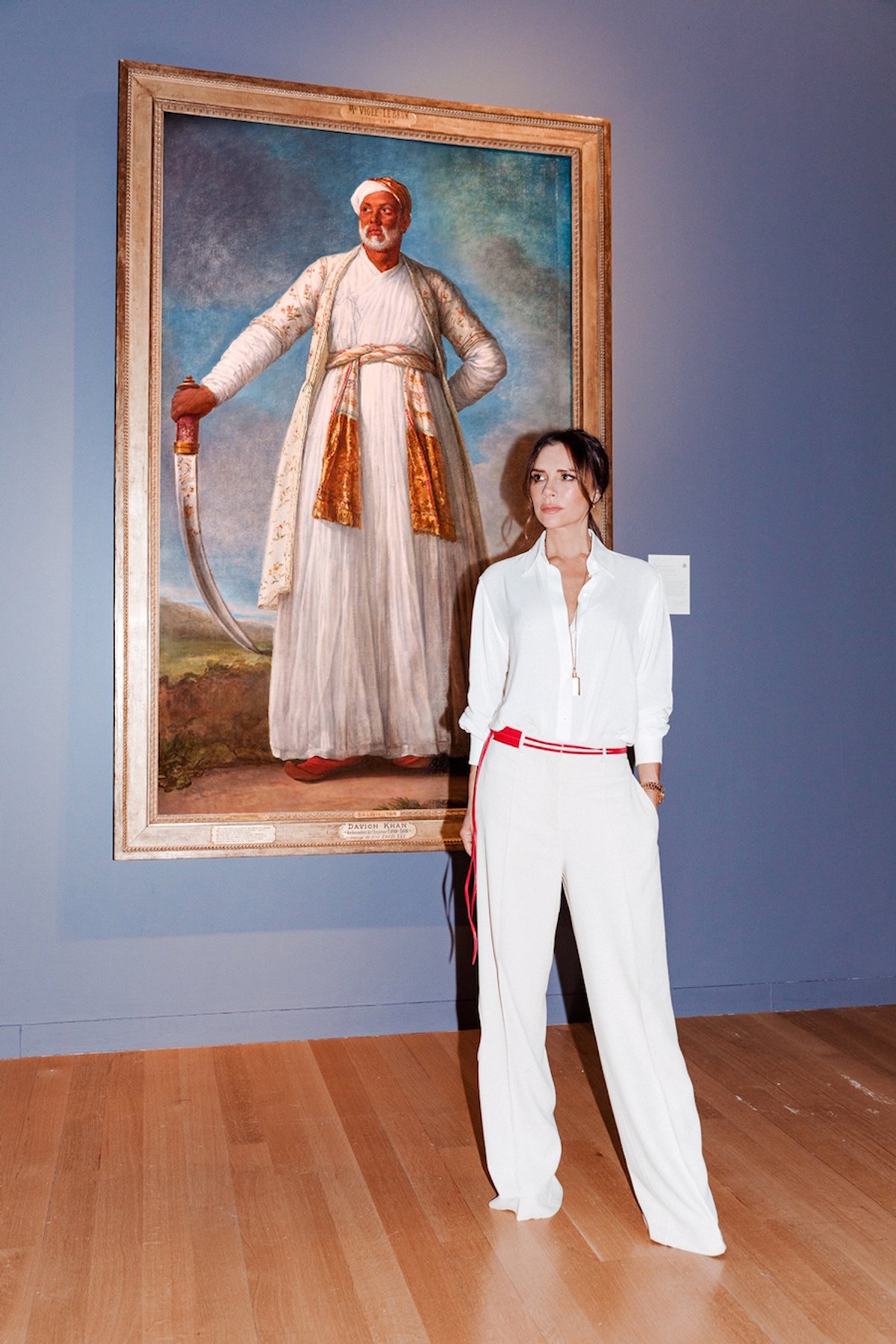 Victoria Beckham and Elisabeth-Louise Vigée Le Brun Portrait of Muhammad Dervish Khan, 1788 Courtesy of Tom Newton and Sotheby's