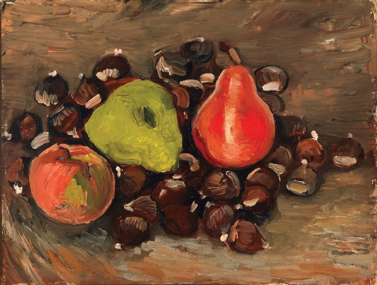Van Gogh's Still Life with Fruit and Chestnuts (1886) © Courtesy of the Fine Arts Museums of San Francisco