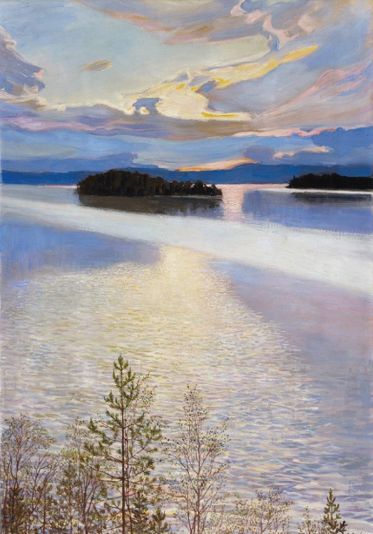 Akseli Gallen-Kallela's Lake View (1901), on loan from Helsinki's Ateneum Art Museum to London's National Gallery Finnish National Gallery / Kirsi Halkola