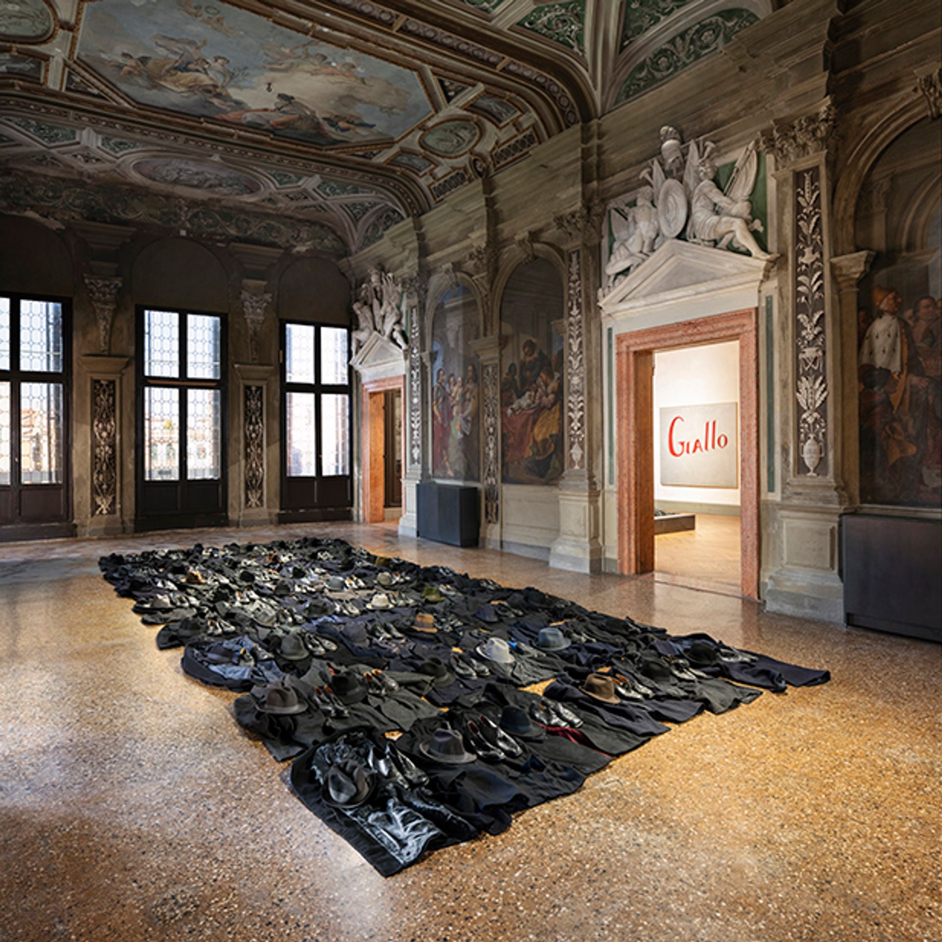 Jannis Kounellis's Untitled (2011) Courtesy of Fondazione Prada. Photo: Agostino Osio - Alto Piano