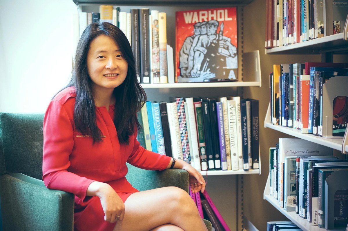 Kejia Wu, the author of the Tefaf Art Market Report on the Chinese art market Courtesy of Tefaf