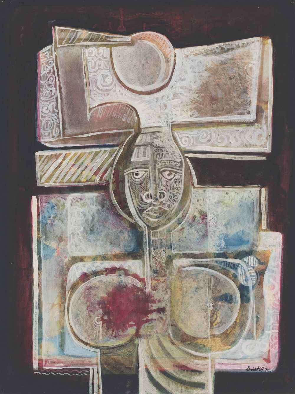 Shango (1972) by David Driskell DC Moore Gallery