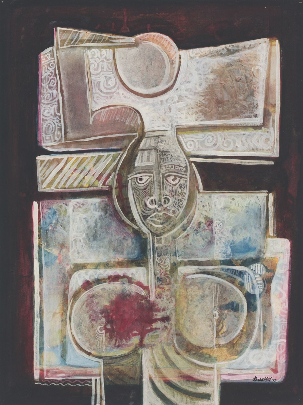 Shango (1972) by David Driskell DC Moore Gallery