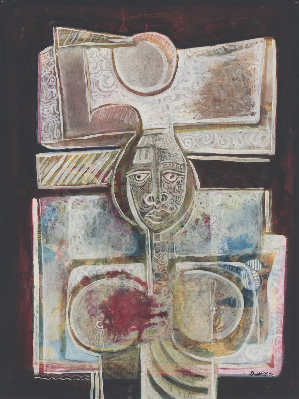 Shango (1972) by David Driskell DC Moore Gallery