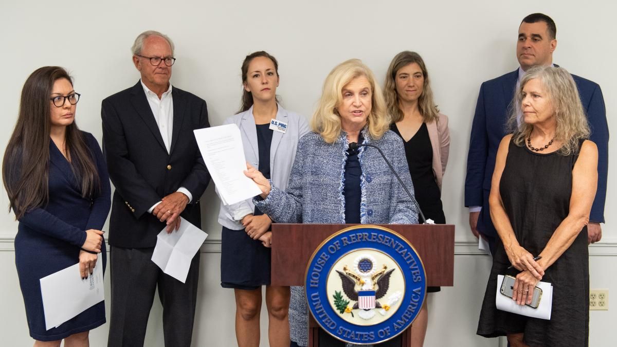 Representative Carolyn Maloney introduced a 2019 corporate transparency act, with which the Counter Act passed the US House of Representatives unanimously on Tuesday.