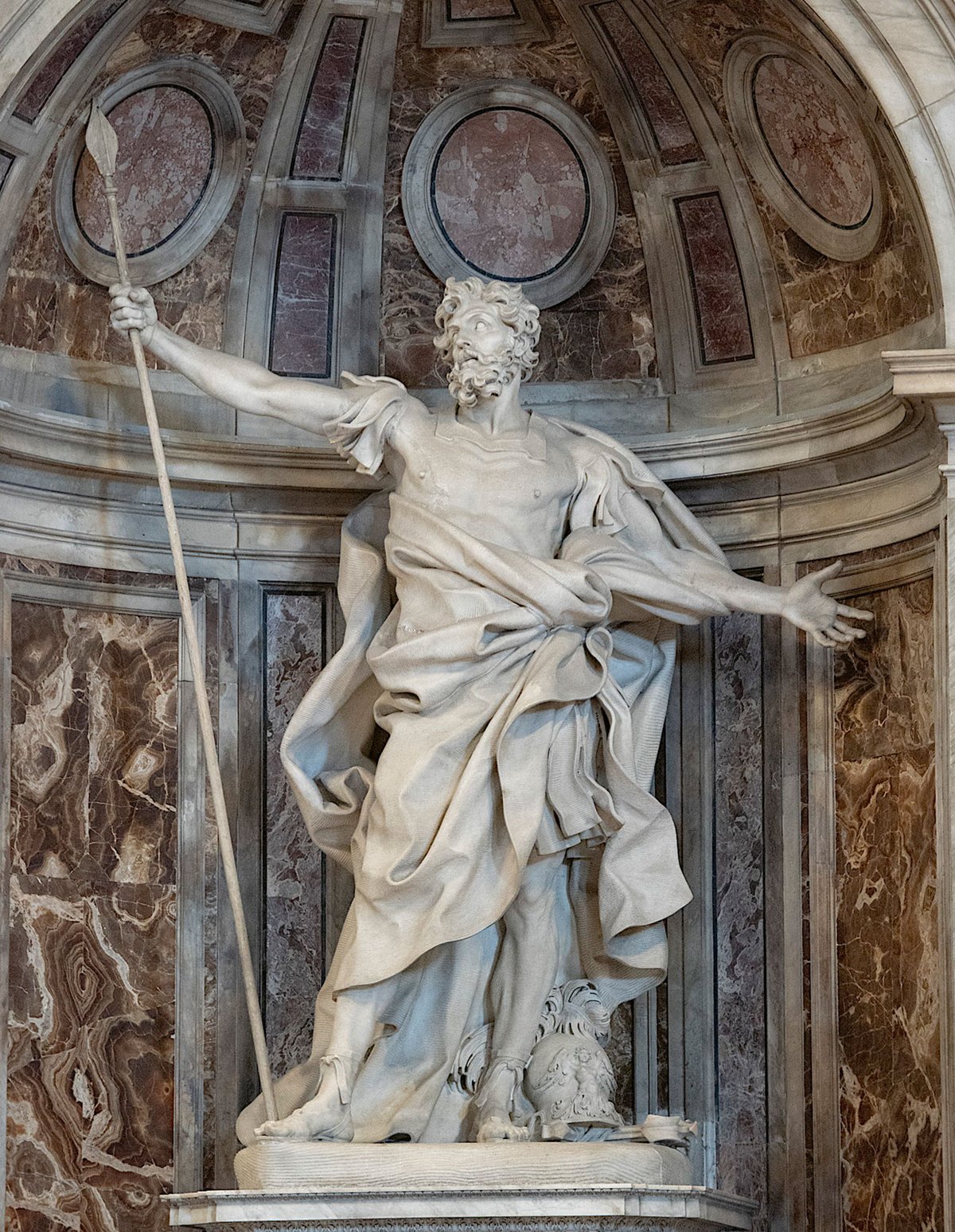 Gian Lorenzo Bernini's Saint Longinus (1635-38) in Saint Peter’s Basilica, Rome Photo: Livio Pestilli