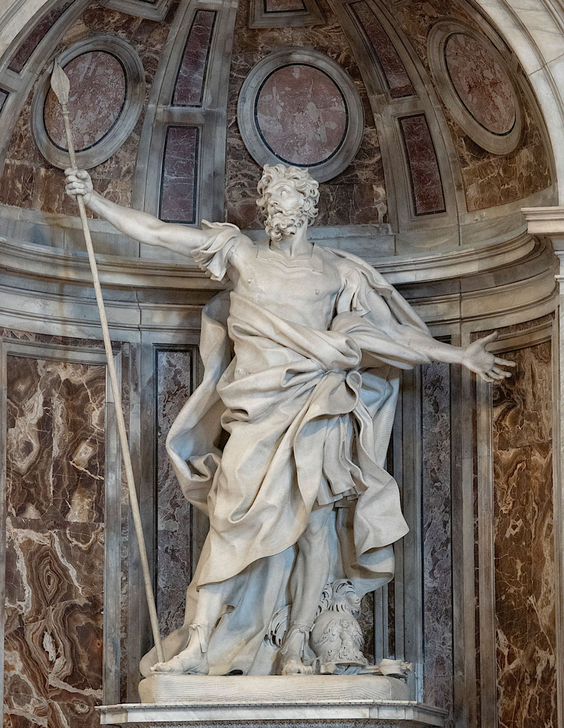 Gian Lorenzo Bernini's Saint Longinus (1635-38) in Saint Peter’s Basilica, Rome Photo: Livio Pestilli
