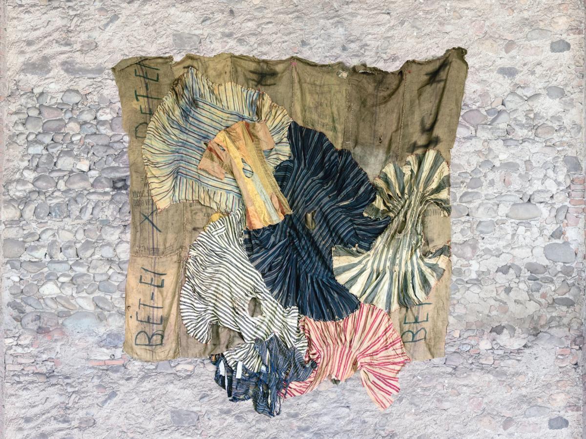 Ibrahim Mahama’s Untitled (2018), on show in 1-54 Presents: Coalescent Lights, a wide-ranging exhibition that aims to do more than “speak to the market” Courtesy of the artist and A Palazzo Gallery