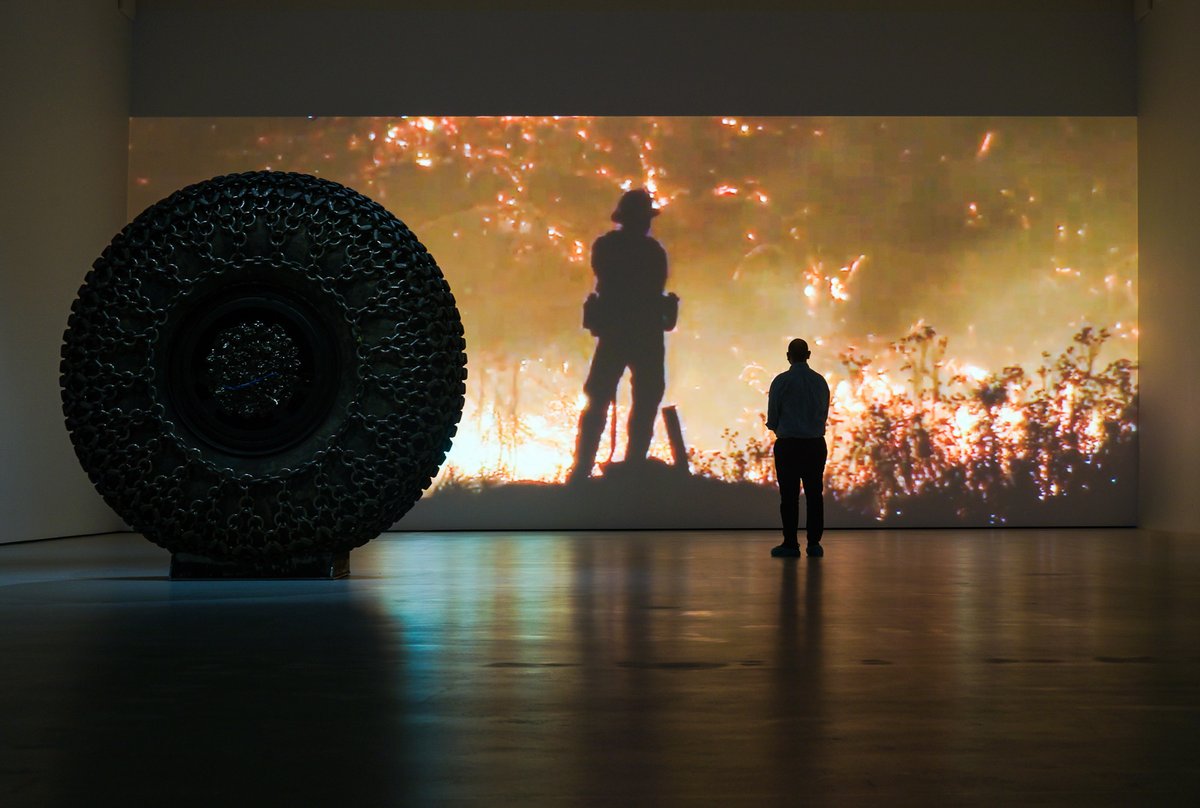 Installation View of Arthur Jafa at Glenstone Museum Courtesy Glenstone Museum