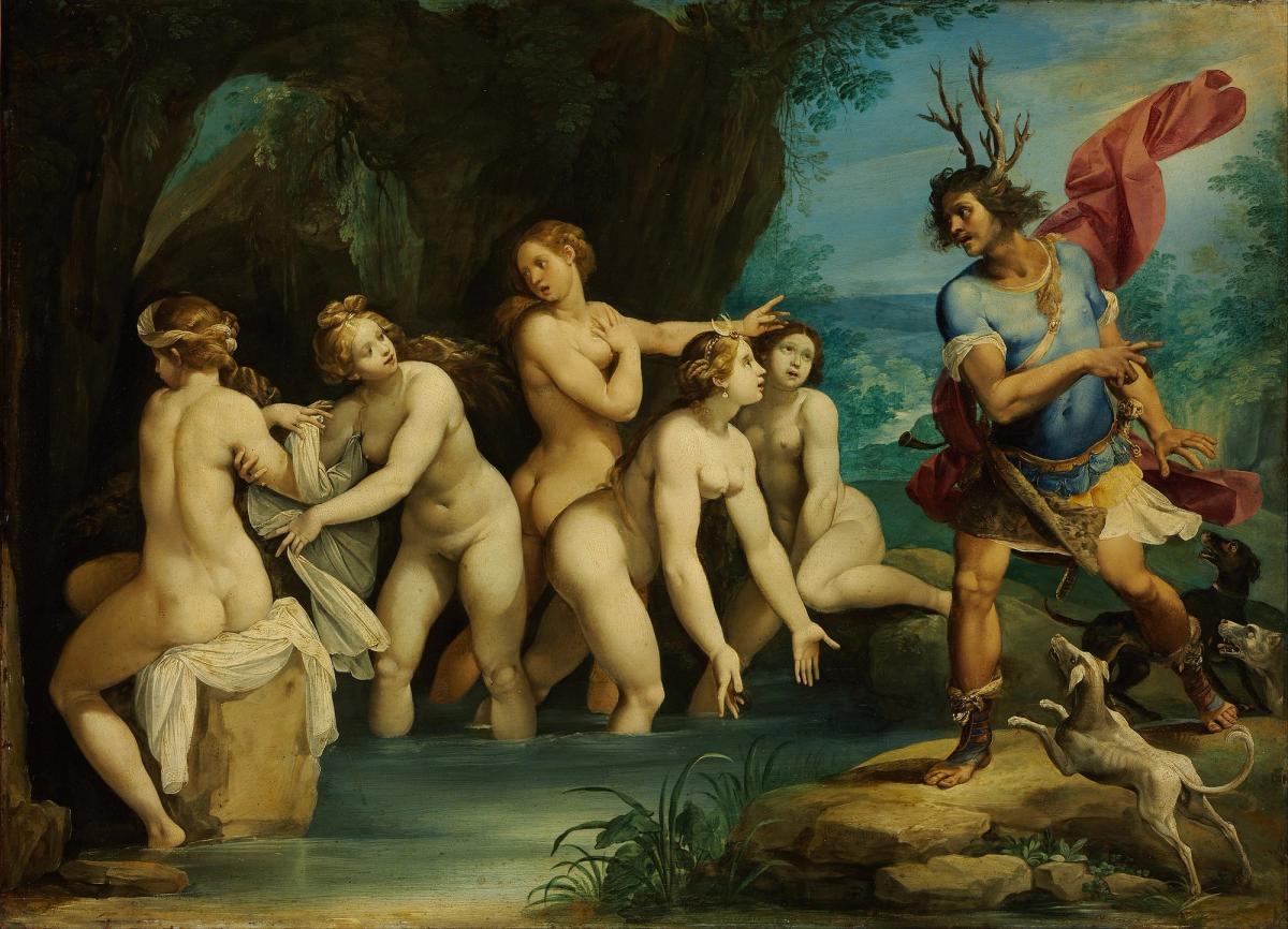 Giuseppe Cesari's Diana and Actaeon (1603)
Photo: Google Cultural Institute via Wikimedia creative commons