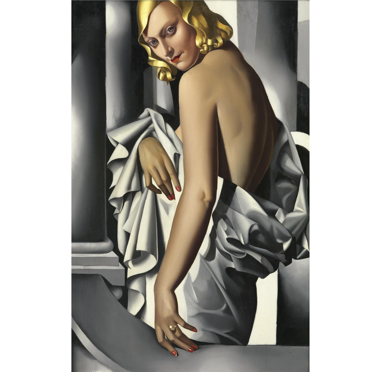 Tamara De Lempicka's record-breaking portrait of Marjorie Ferry Courtesy of Christie's