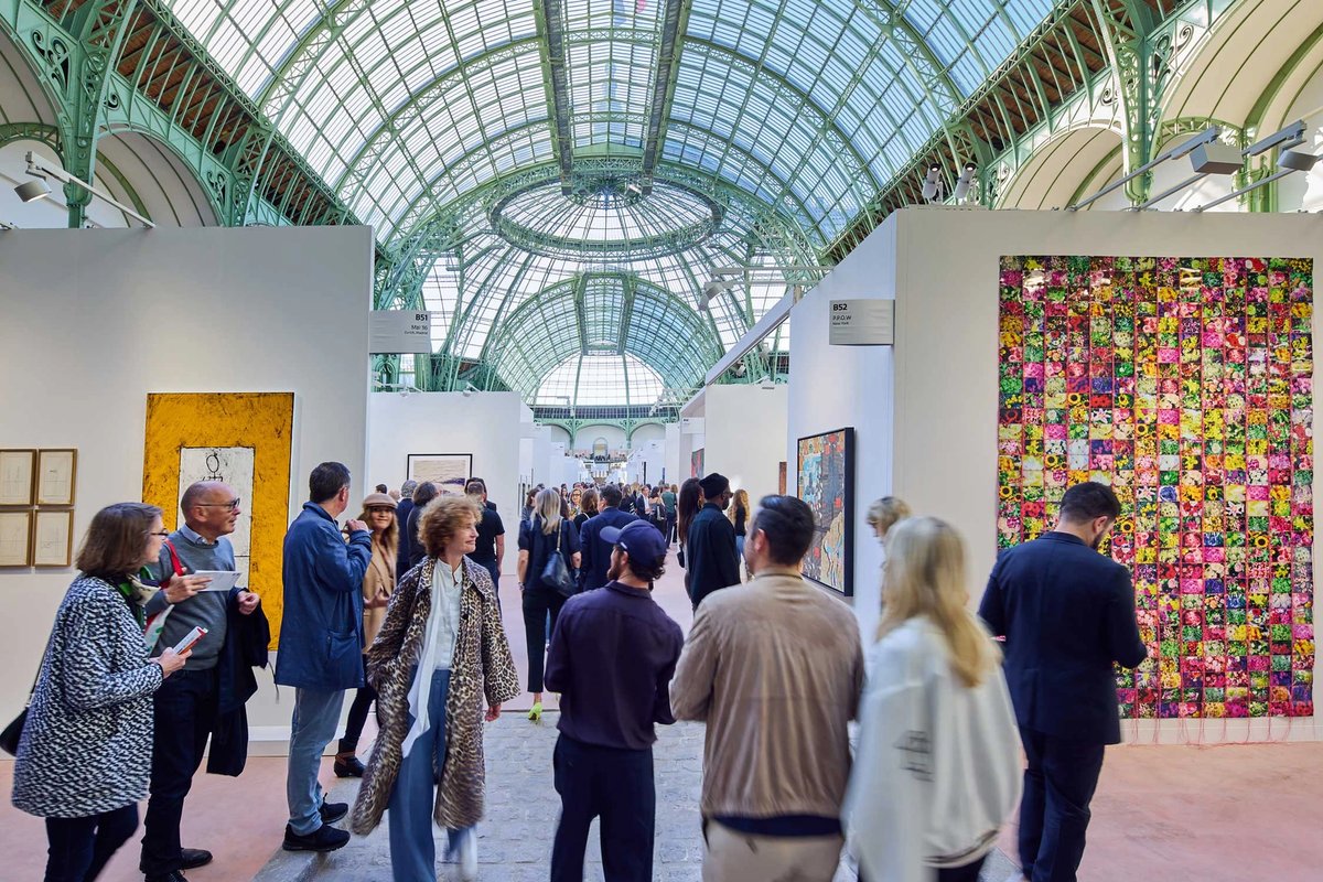 Cosmopolitan chic for the super-affluent: Art Basel Paris at the Grand Palais is a perfect location for big-ticket art
Courtesy Art Basel