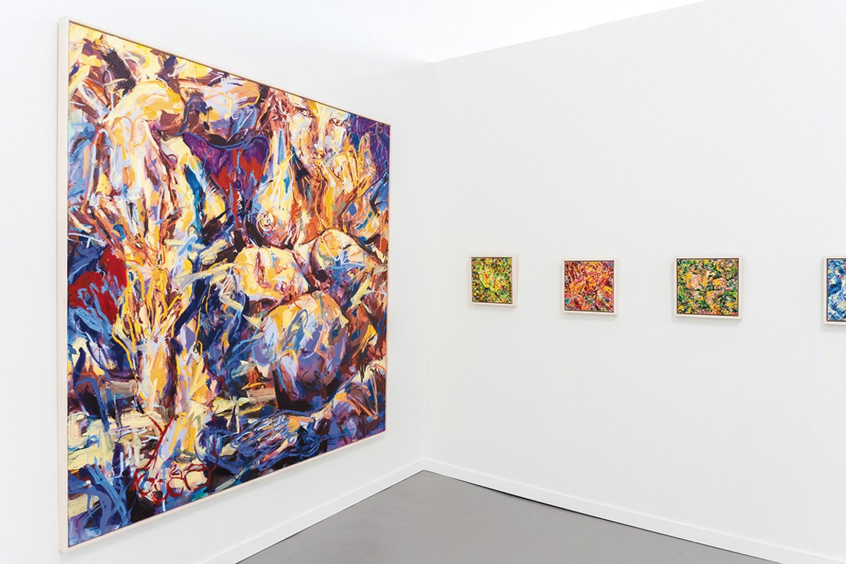 View of the Independent fair, where galleries meet new market trends Steven Molina Contreras