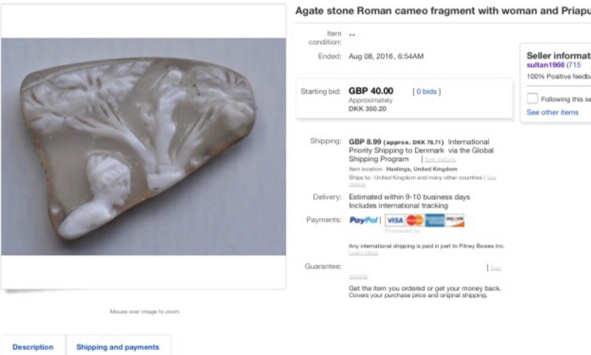 Media studies determine objects allegedly stolen from British Museum and posted on eBay Media studies determine objects allegedly stolen from British Museum and posted on eBay