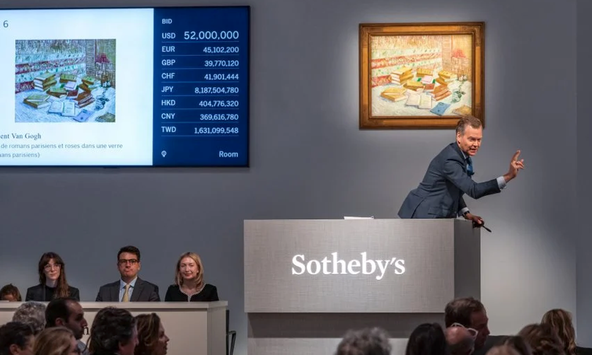 Two Van Gogh records smashed-and a new highest sale price for the artist's Paris period work